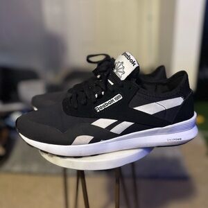Reebok Classic Black and White Trainers